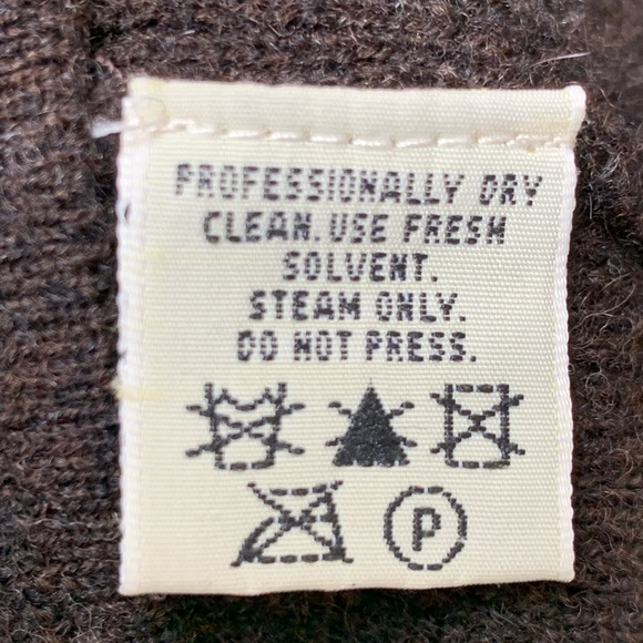 EDDIE BAUER Women’s Brown Long Sleeve V-neck Merino Wool Sweater - Picture 3 of 4